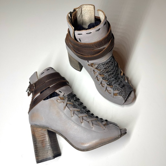 Freebird Women’s Eagle Strappy Ankle Heels Sandals Open Toe Booties Size - 7 - Picture 6 of 12